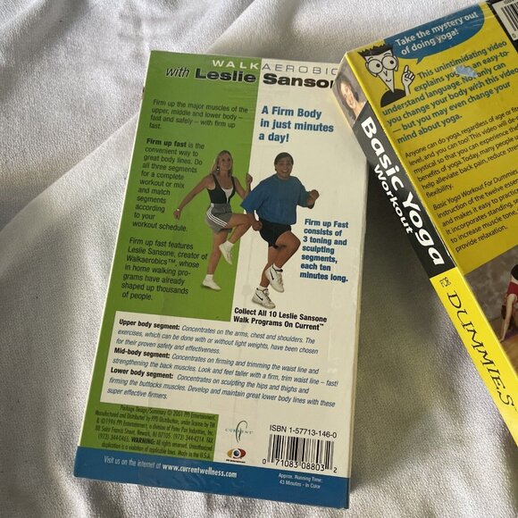 Workout Health Fitness Walk Exercise VHS Videos Lot  Seniors (8 Tapes) - Picture 16 of 16